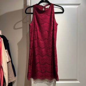 Lace dress NWT maroon size S